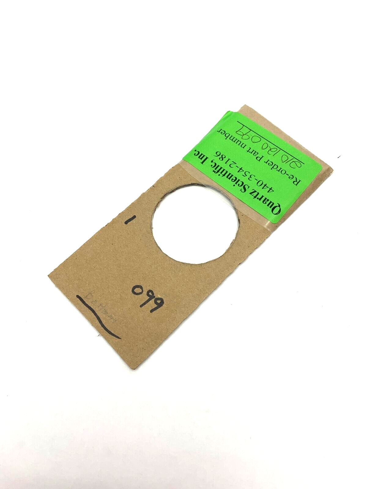 210120099 | Quartz Scientific Inc Quartz Disc 32mm Diameter 1.5mm Thickness - New – Open box - Maverick Industrial Sales