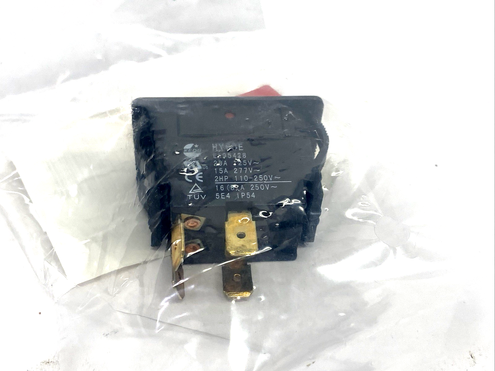 Power First Kedu 2LNE9 Rocker Switch, DPST, On/Off HY60E LOT OF 2 - Maverick Industrial Sales