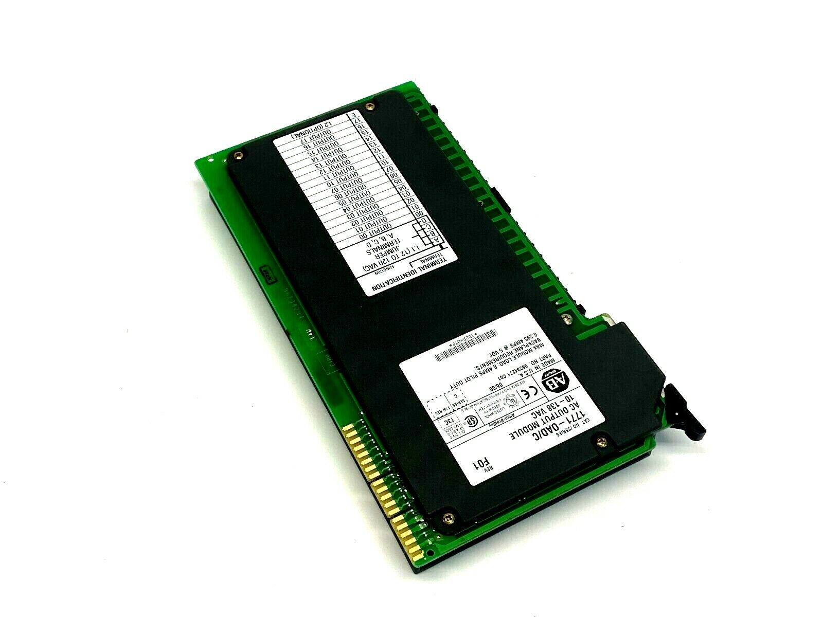 Allen Bradley 1771-OAD/C Rev F01 AC Output Module 10-138VAC 96234271 - Maverick Industrial Sales