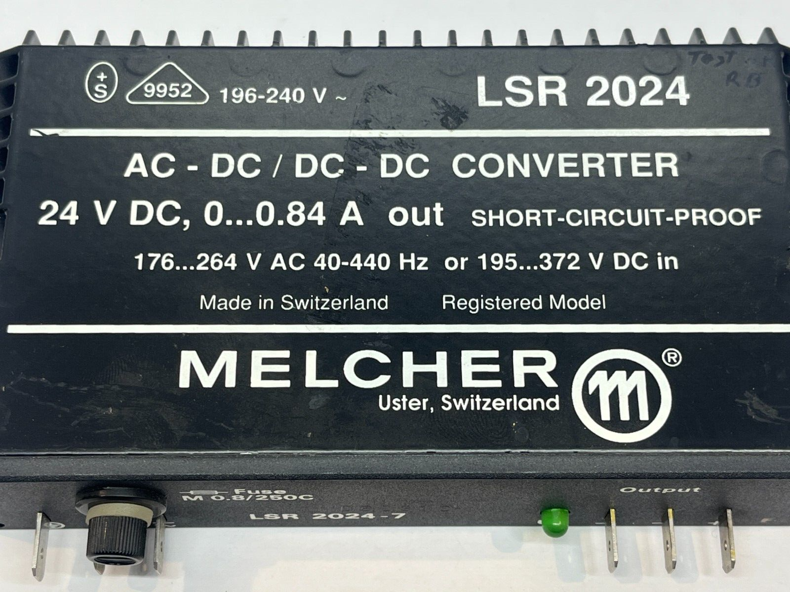 Melcher LSR2024-7 AC-DC Power Supply Converter - Maverick Industrial Sales