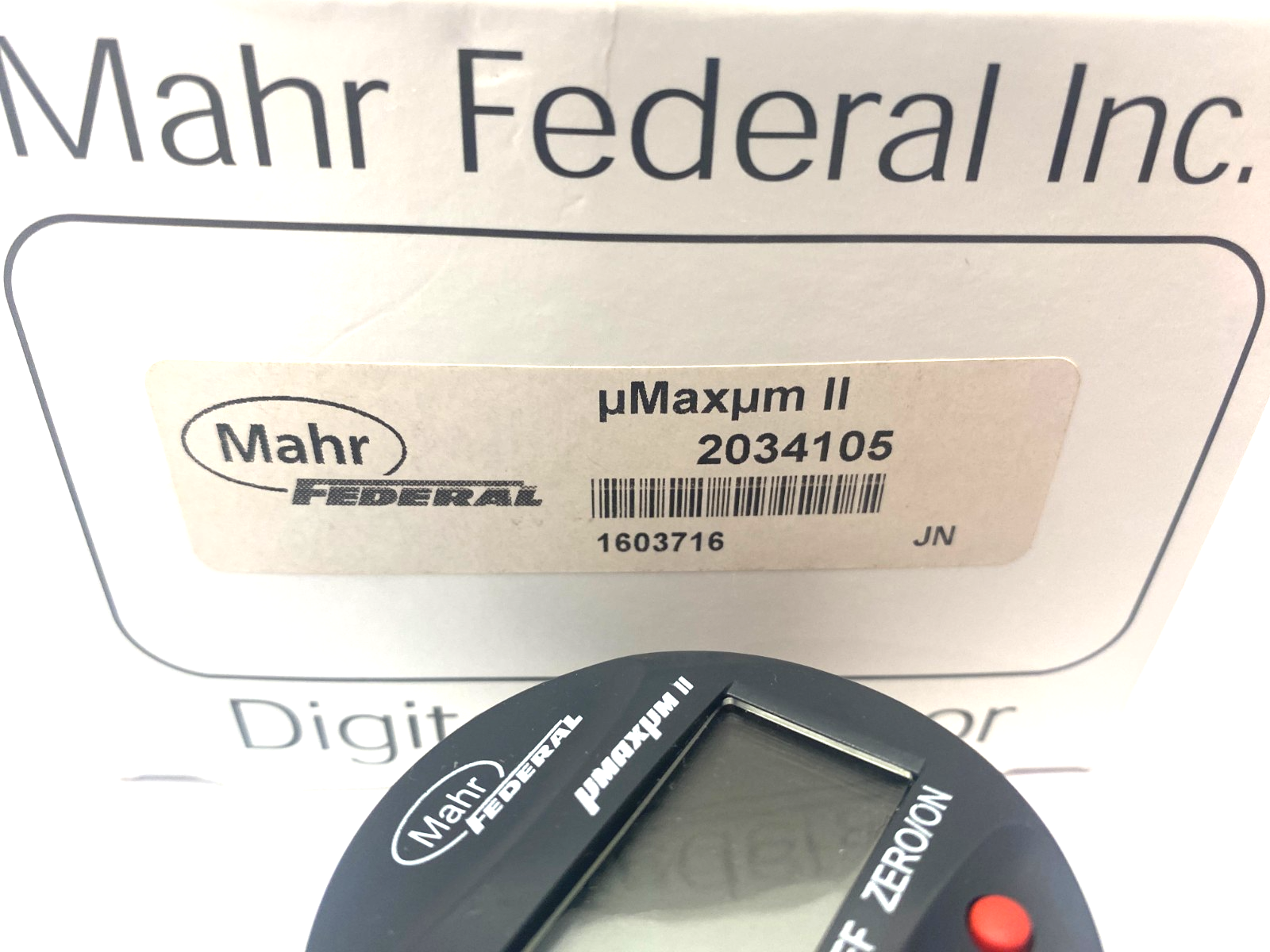 Mahr Federal 2304105 µmaxµm II Digital Indicator - Maverick Industrial Sales