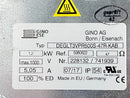 Gino ESE DEGLT3VPR500S-47R-KAB Brake Resistor 47 Ohm 5.05A 1.2kW - Maverick Industrial Sales