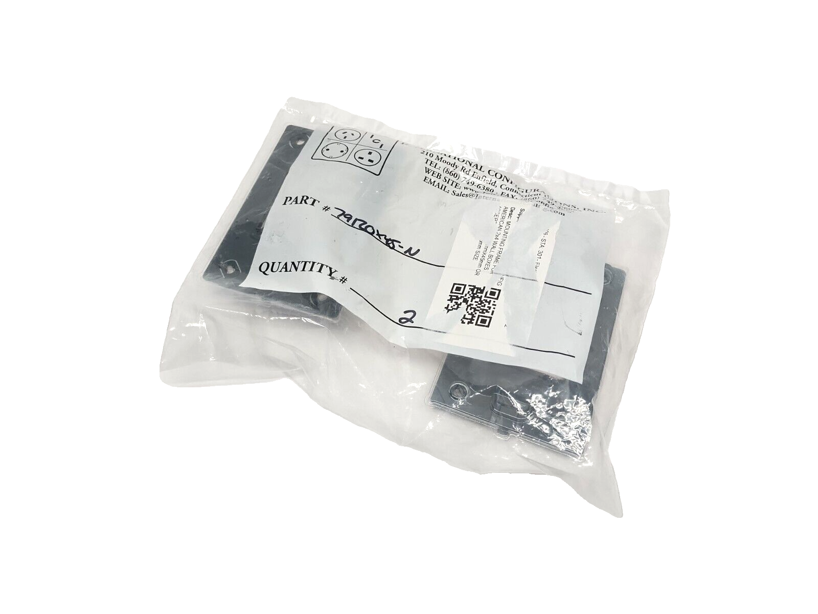 576030, 79120X45-N | Legrand 576030 Arteor Support Frame, US Type Boxes, 2''x4'' 79120X45-N LOT OF 2 - New - Maverick Industrial Sales