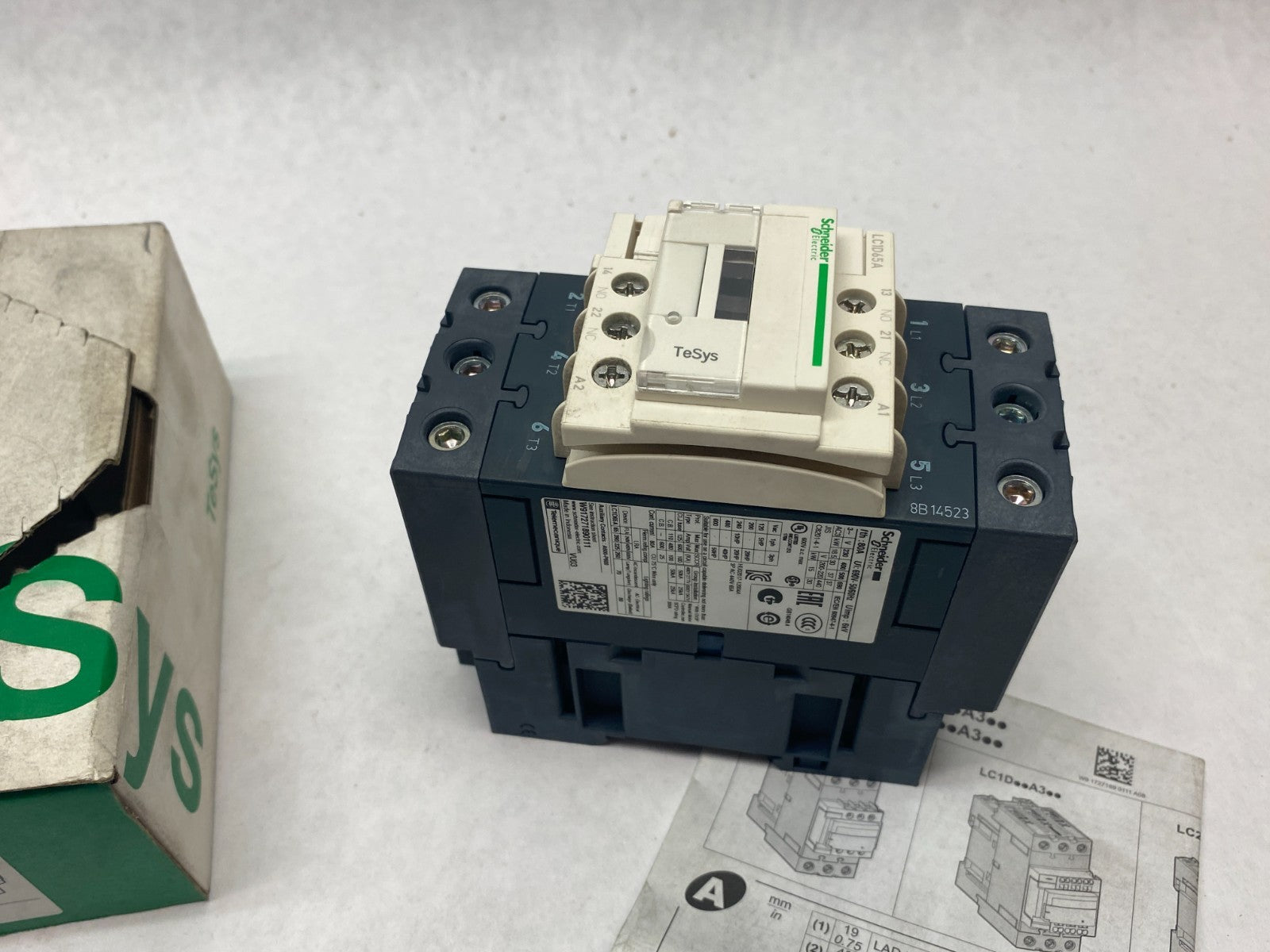 Schneider Electric LC1D65AG7 TeSys Deca Contactor 3-Pole 3NO 940899 - Maverick Industrial Sales