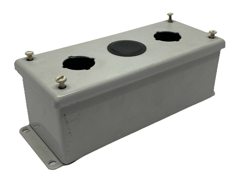 Hoffman E3PBG Pushbutton Electrical Enclosure 3 Hole 8" x 3.25" x 2.75" - Maverick Industrial Sales