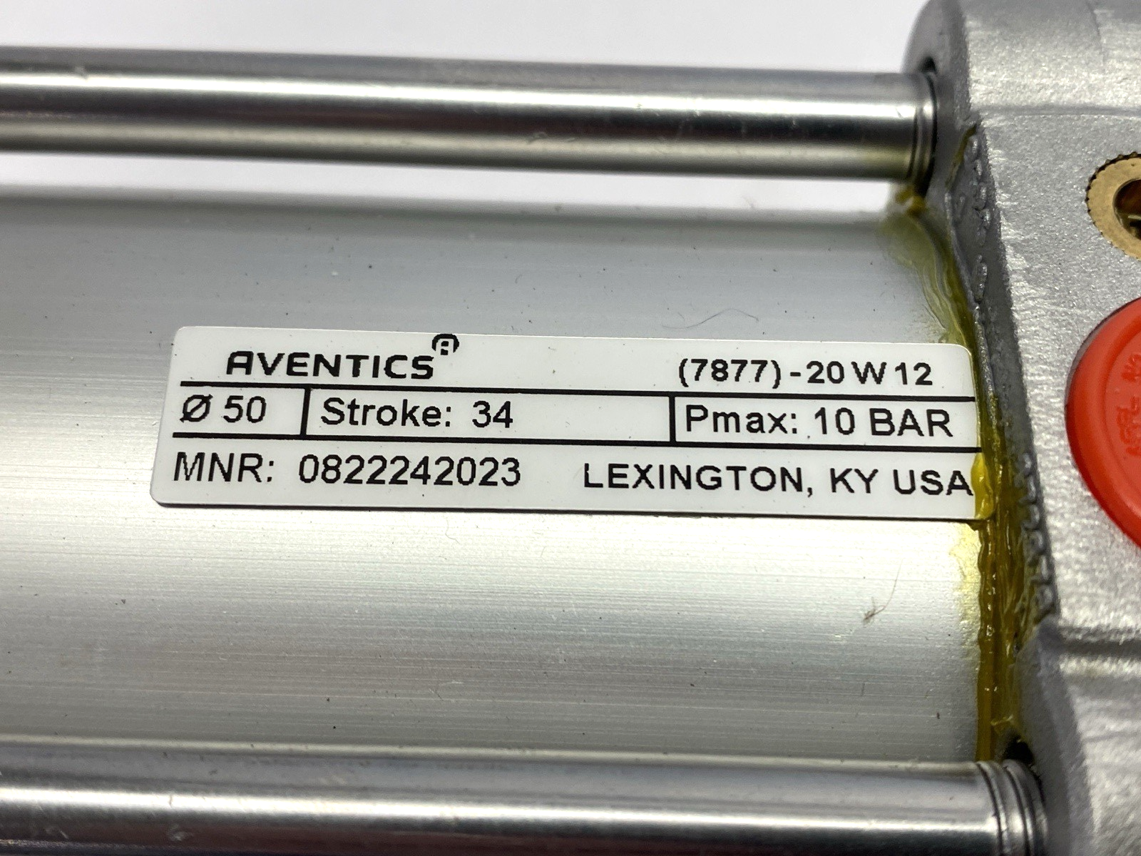 Aventics 0822242023 Pneumatic Cylinder 50mm Bore 34mm Stroke - Maverick Industrial Sales