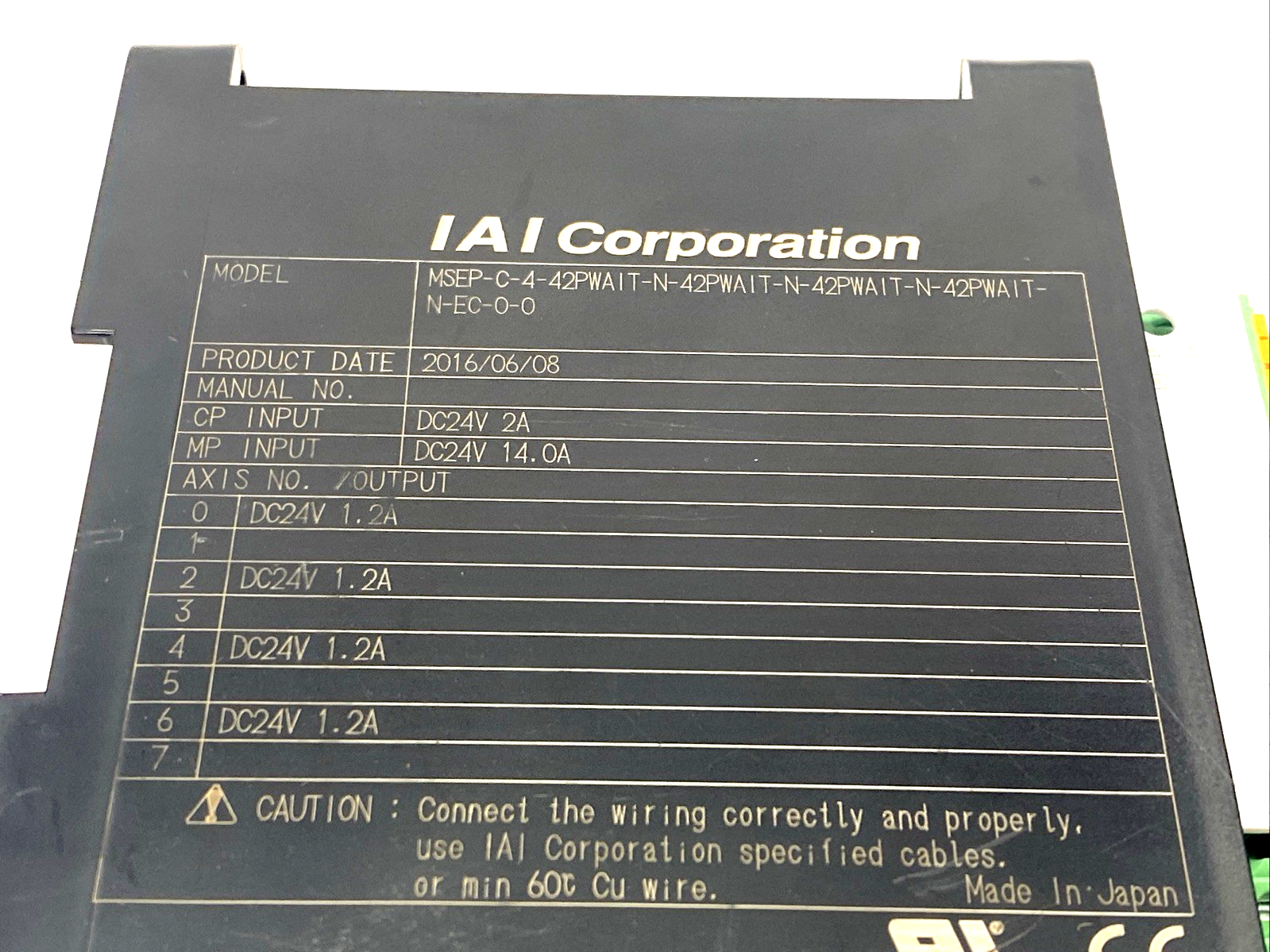 IAI MSEP-C-4-42PWAIT-N-42PWAIT-N-42PWAIT-N-42PWAIT-N-EC-0-0 Position Controller - Maverick Industrial Sales