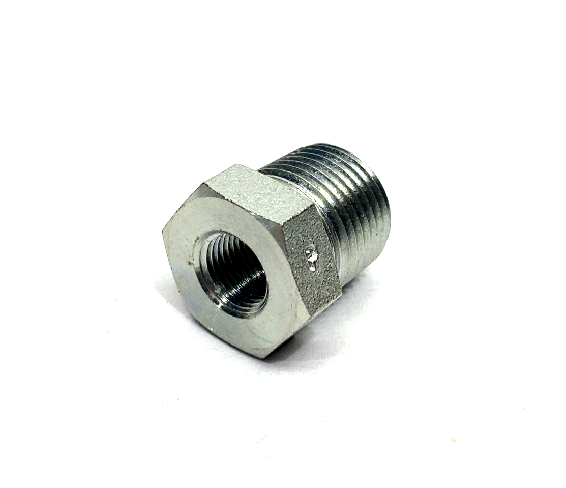 Parker 3/8 X 1/8 PTR-S Reducer Fitting 3/8" NPT Male x 1/8" NPT Female LOT OF 8 - Maverick Industrial Sales