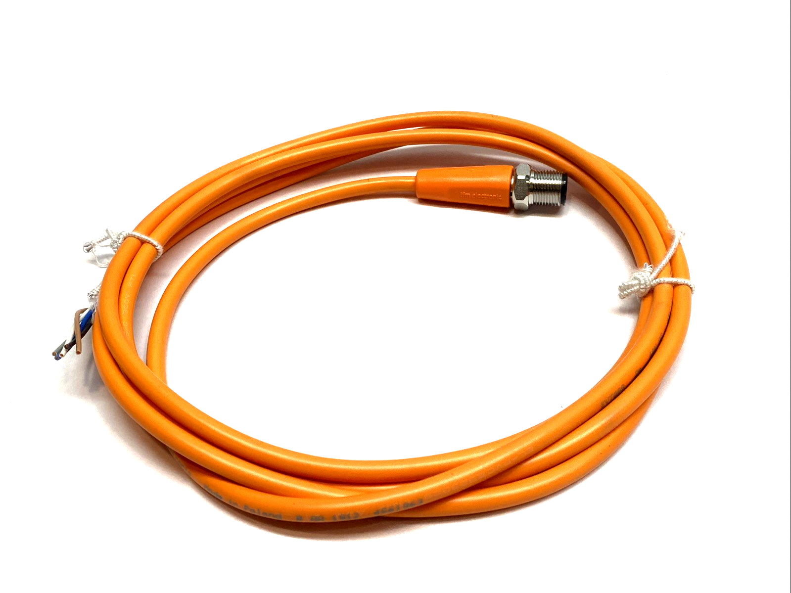 EVT089 | IFM M12 5-Pin Male Cordset PVC 2m - New – Open box - Maverick Industrial Sales