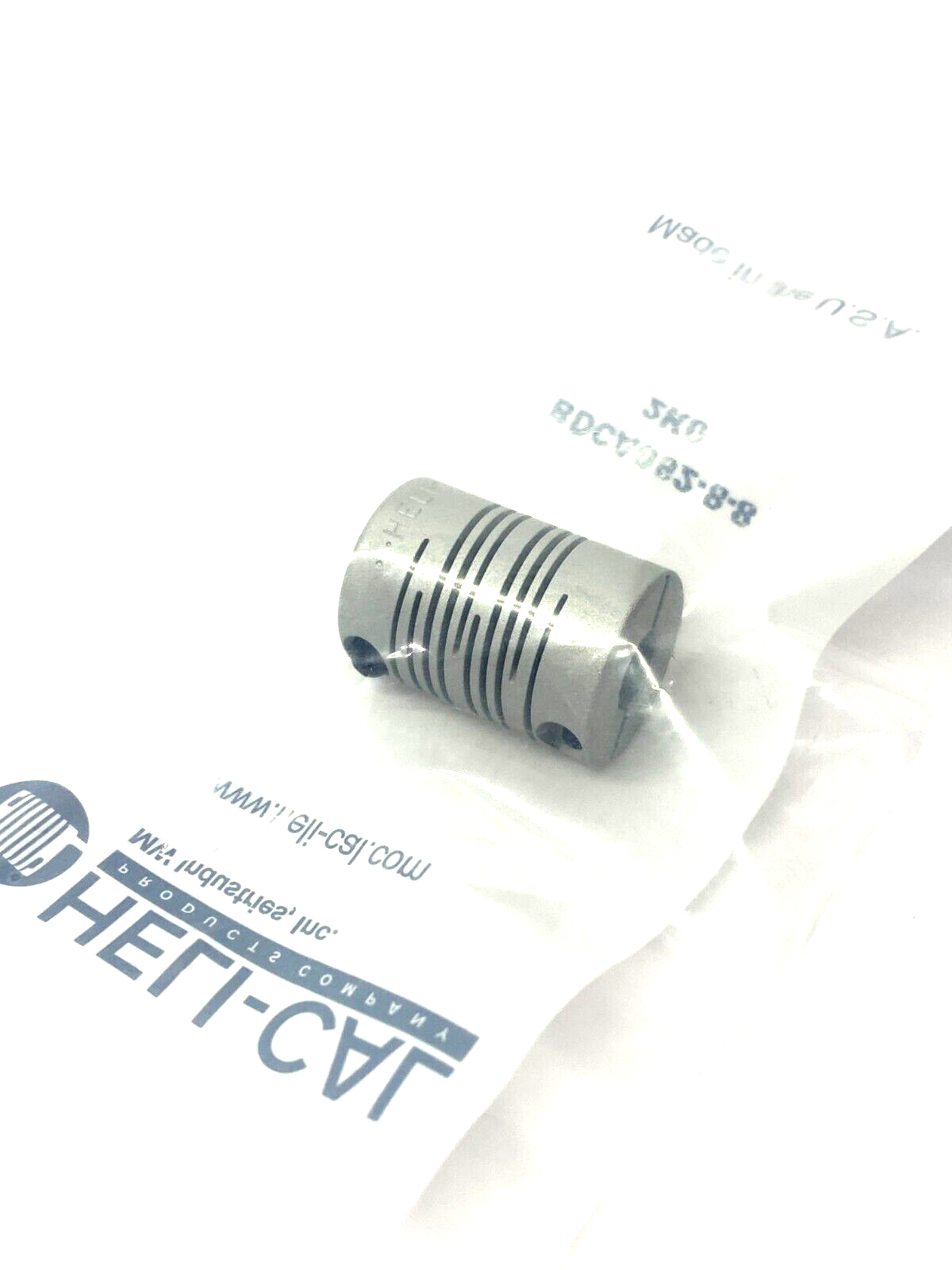 Heli-cal BDCA062-8-8 Clamping Precision Flexible Shaft Coupling 6208K389 - Maverick Industrial Sales