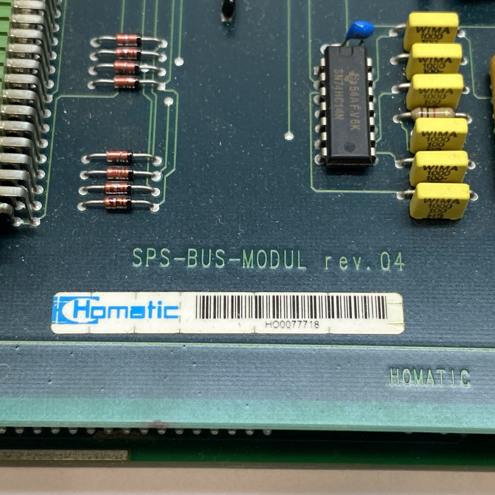 Homatic 2-083-01-5060 CPU Module HC020 SPS-BUS-Modul SPSII rev. 04 - Maverick Industrial Sales
