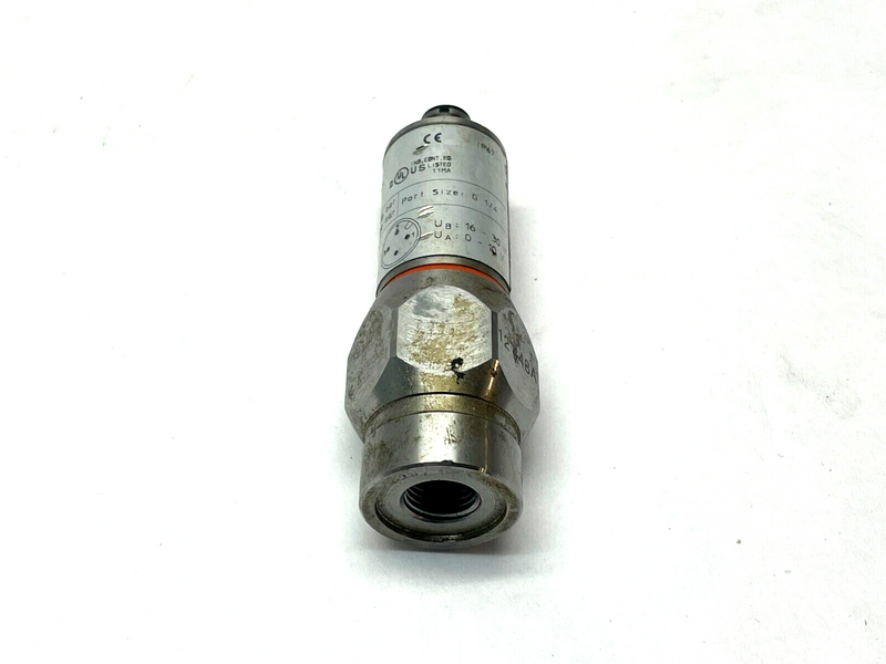 IFM PA9021 Pressure Transmitter w/ Measuring Cell PA-250-SBR14-B-DVG/US/V - Maverick Industrial Sales