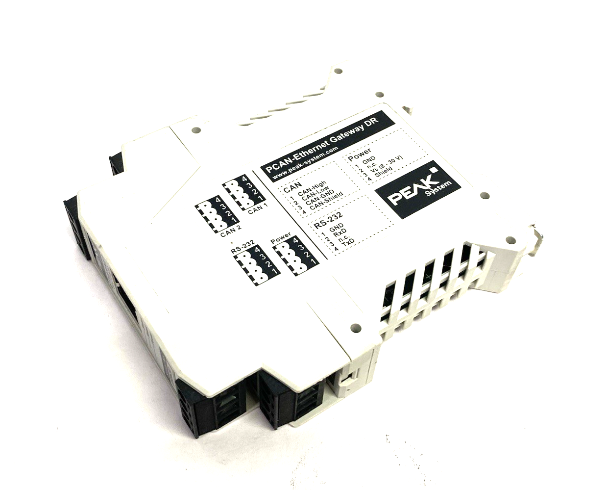 IPEH-004010 | Peak PCAN-Ethernet Gateway DR, CAN to LAN Gateway in DIN Rail - Used - Maverick Industrial Sales