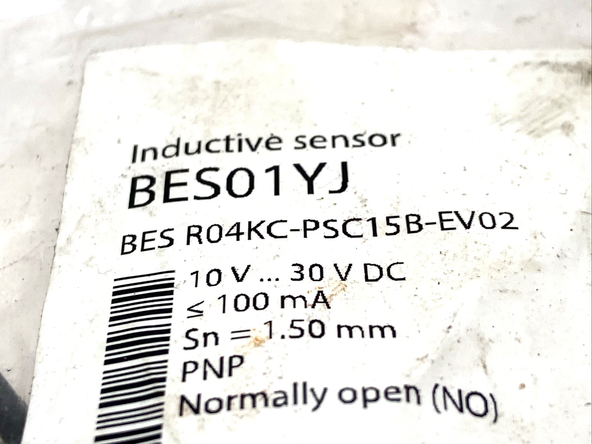 Balluff BES01YJ Inductive Proximity Switch BES R04KC-PSC15B-EV02 - Maverick Industrial Sales
