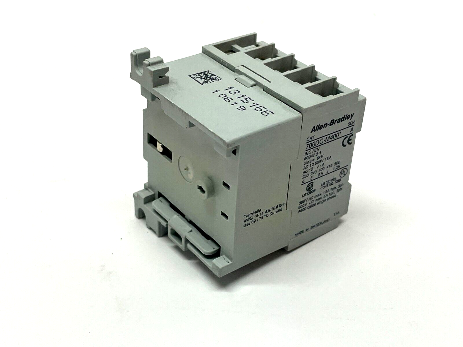 Allen Bradley 104-M05NKD3 Ser. A Mini Contactor 110V 50 Hz 120V 60 Hz - Maverick Industrial Sales