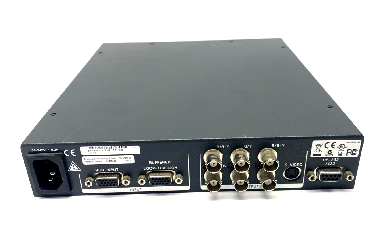 VSC 500 | Extron High Resolution Video Scan Converter 33-1328-09 Rev. C - Used - Maverick Industrial Sales