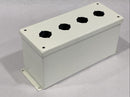 Hoffman E4PBX Pushbutton Panel Enclosure NO HARDWARE - Maverick Industrial Sales