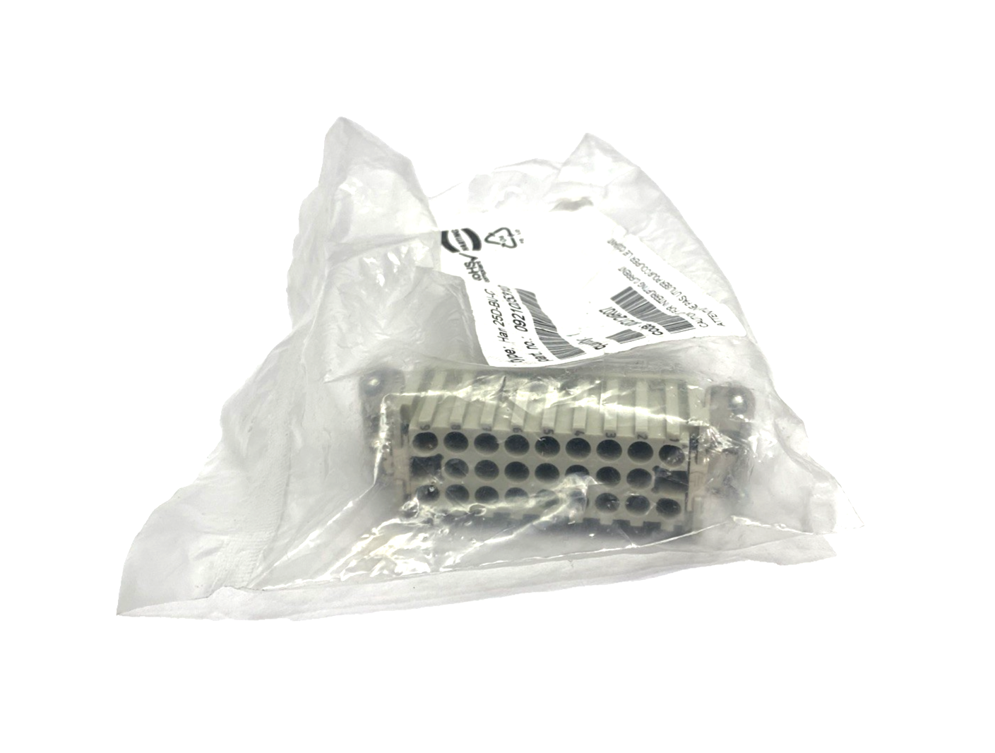 Harting 09210253101 Han D 25 Pos. Female Crimp Insert Han 25D-BU-C LOT OF 2 - Maverick Industrial Sales
