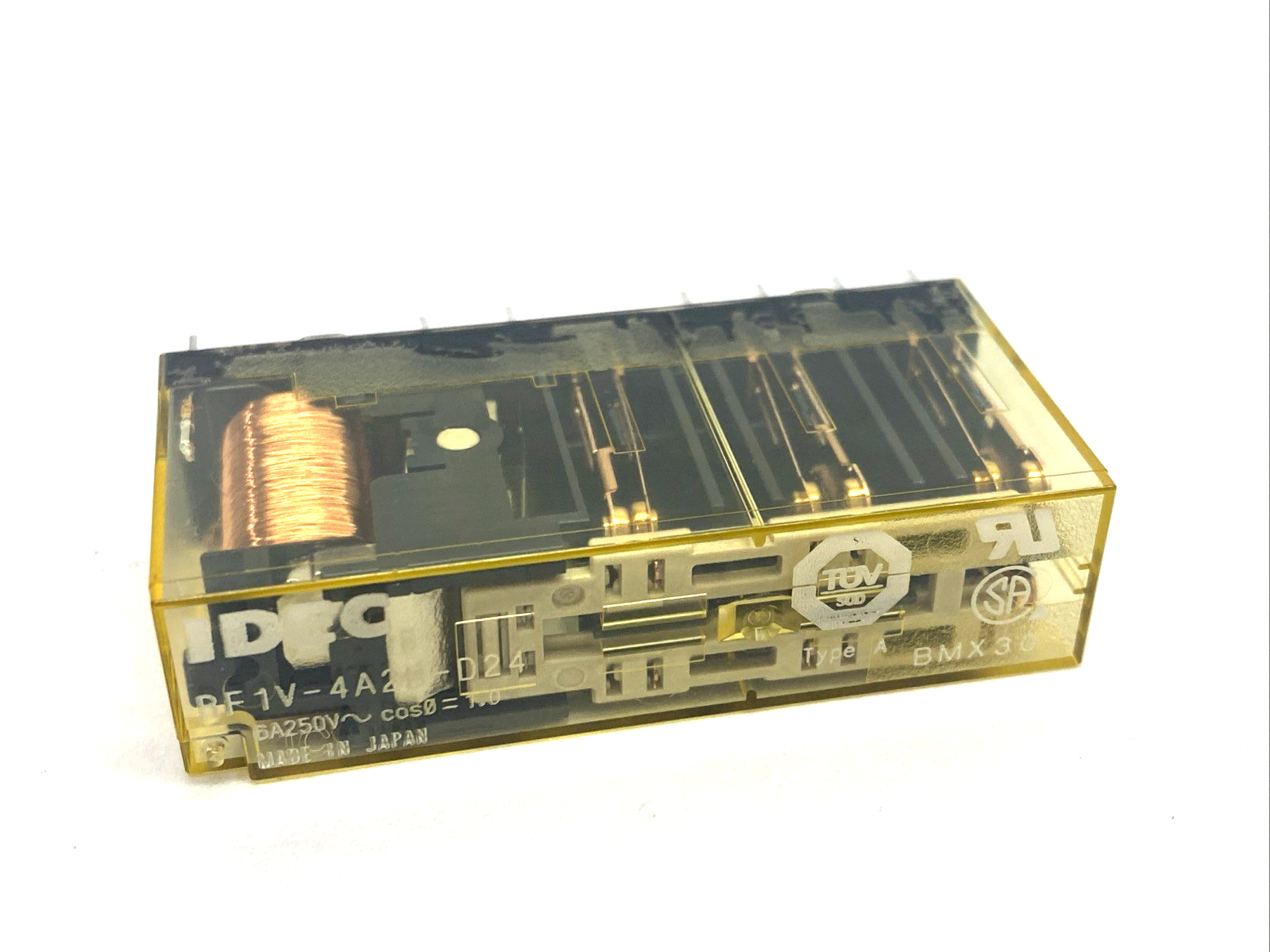 IDEC RF1V-4A2B-D24 Relay Plug-In/On 4NO-2NC 24VDC 6A - Maverick Industrial Sales