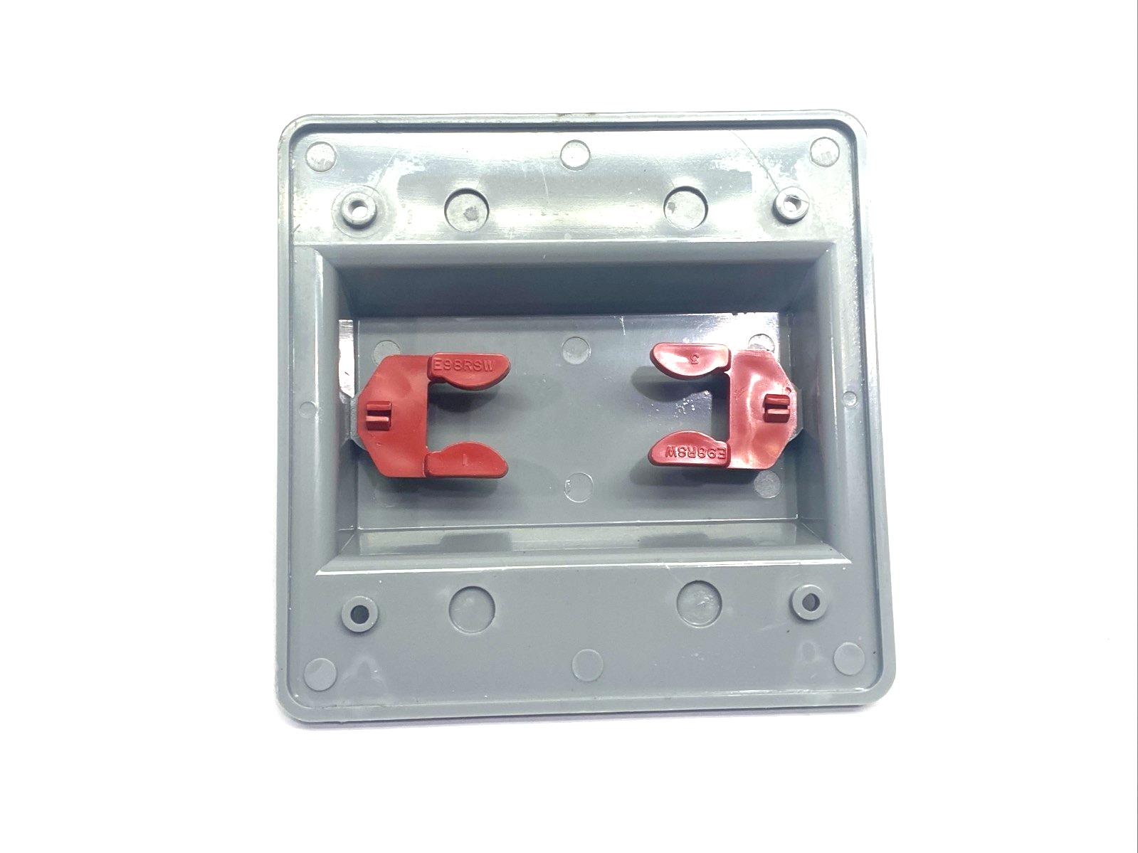 Carlon E9G2SSN 2-Gang Double Toggle Weather-Proof Cover, Gray - Maverick Industrial Sales