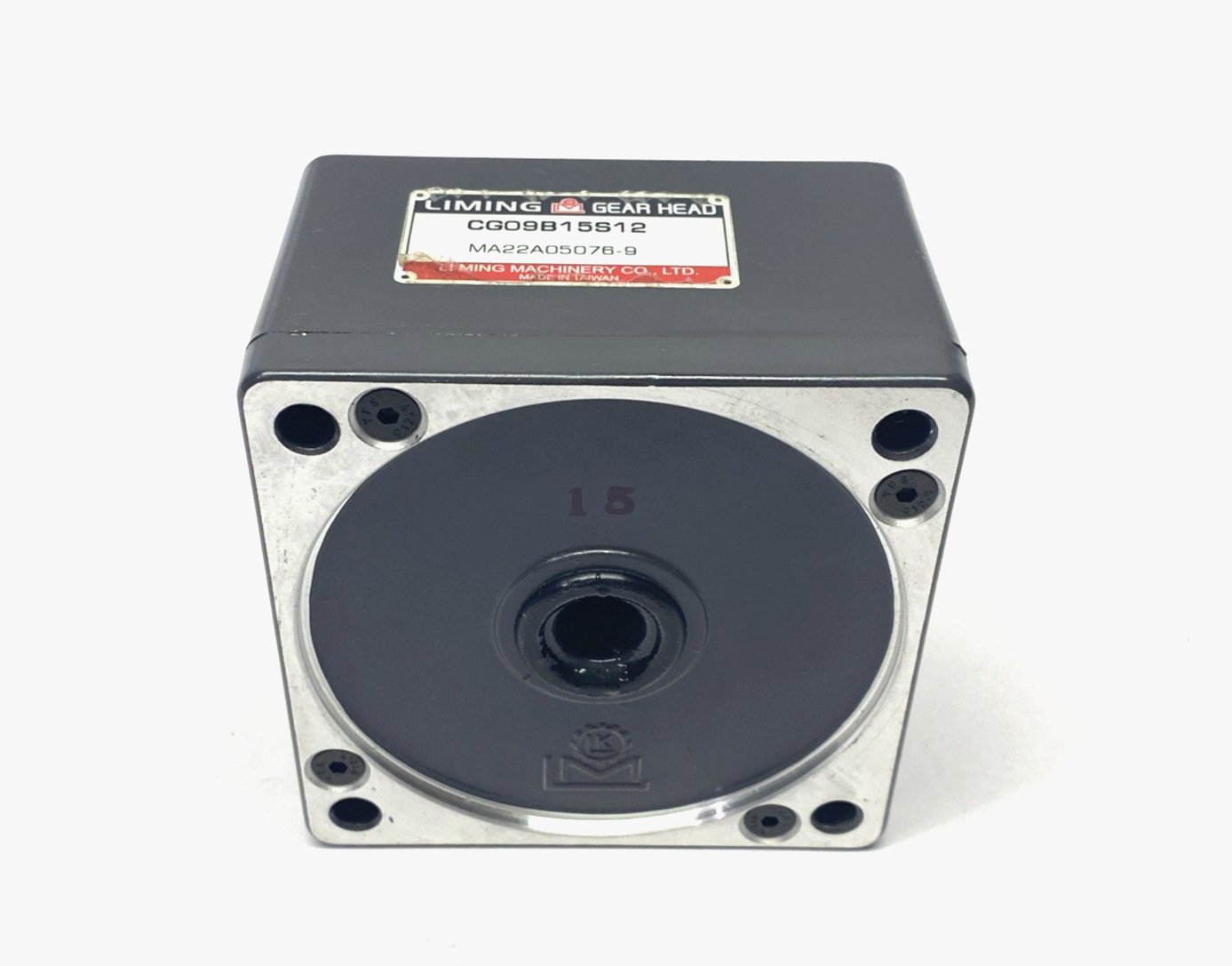 Liming CG09B15S12 Gear Reducer/ Gear Head 15:1 Ratio 12mm Shaft - Maverick Industrial Sales