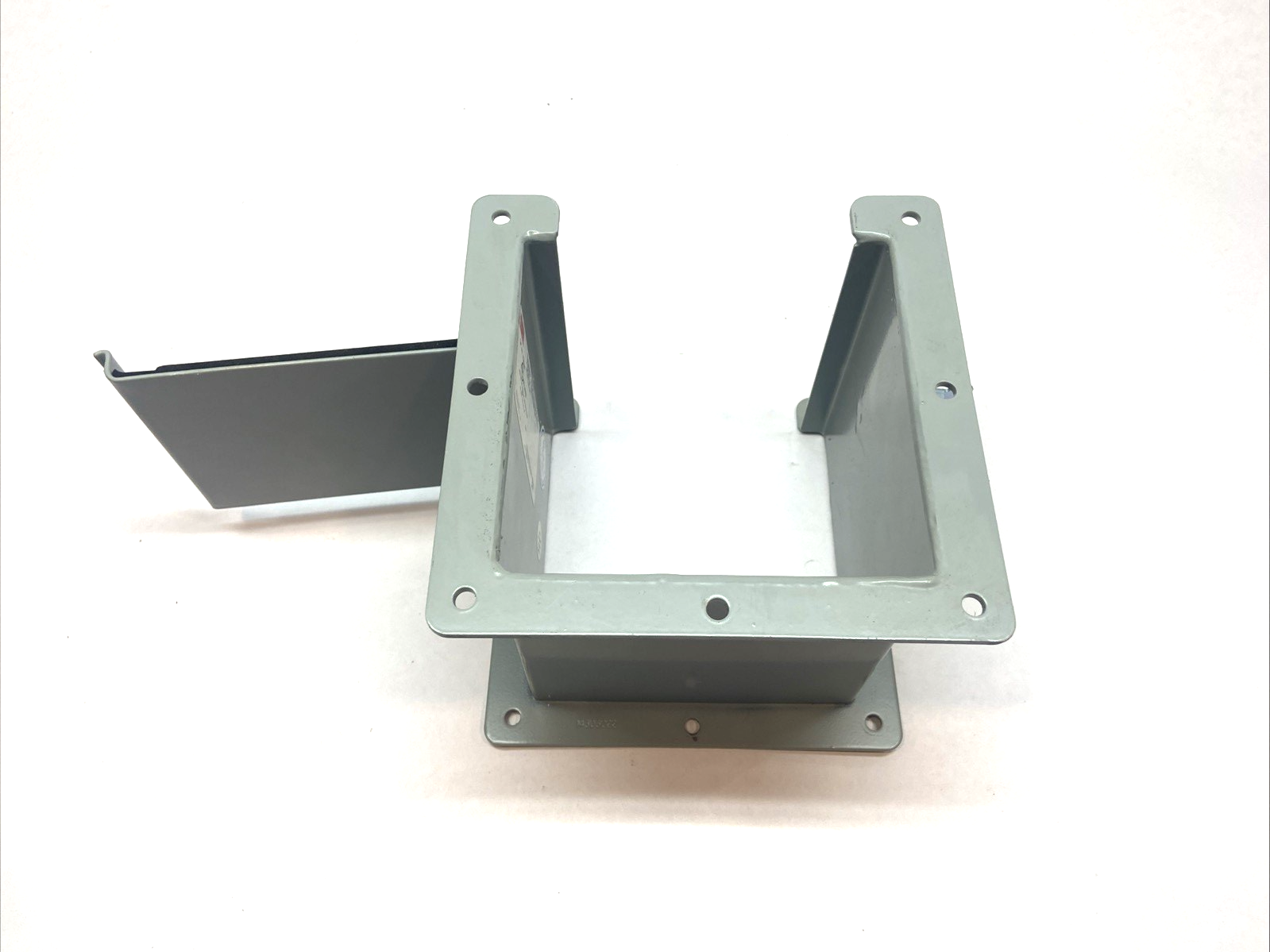 Hoffman F66L06 Lay-In Wireway 6"x6"x6" Type 12 Hinged Cover Steel Gray - Maverick Industrial Sales