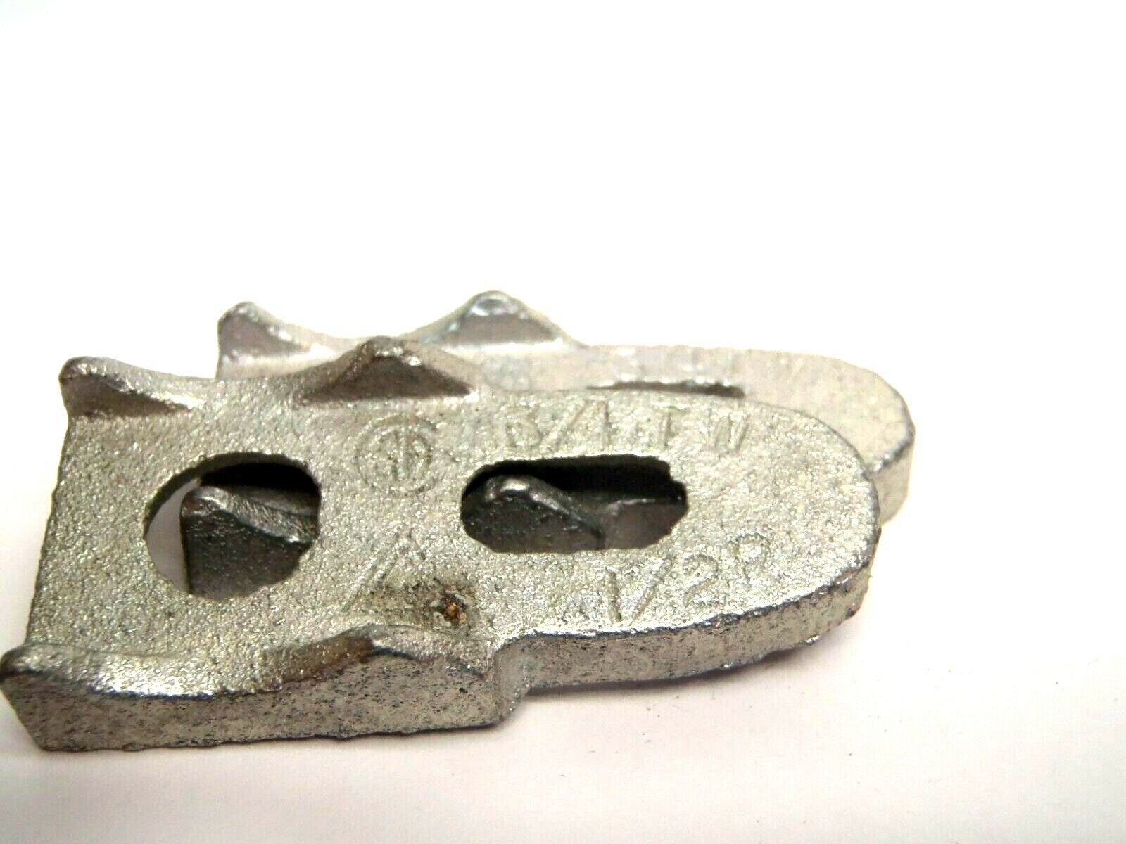3/4 Inch TW 1/2 Inch R 1 Iron Clamp Back Conduit Spacer LOT OF 2 - Maverick Industrial Sales