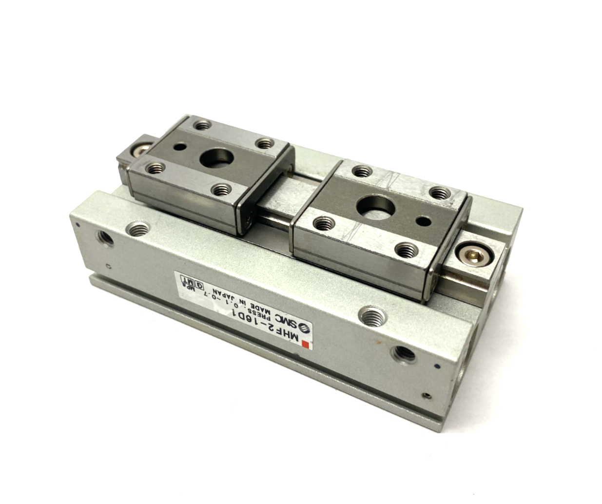SMC MHF2-16D1 Low-Profile Pneumatic Gripper, 2-Finger, 16mm Stroke Per Jaw - Maverick Industrial Sales