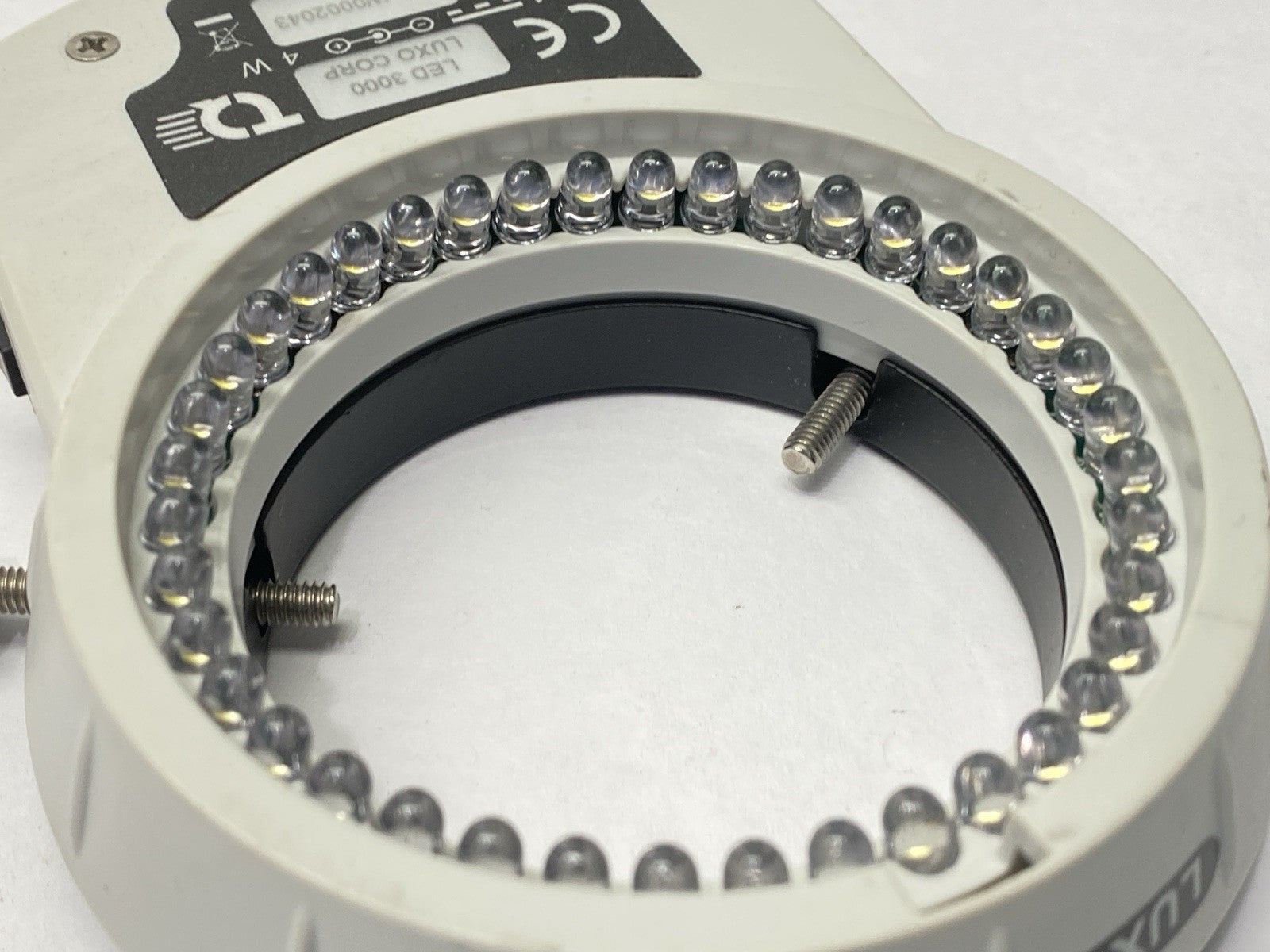 LED3000 | Luxo Microscope LED Ring Light NO POWER SUPPLY - Used - Maverick Industrial Sales