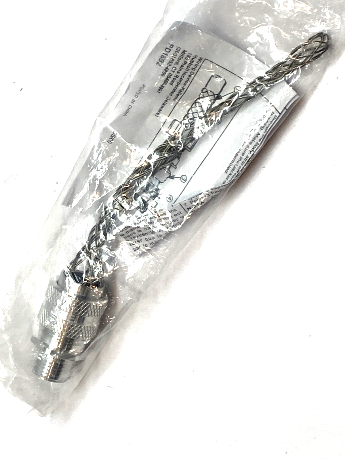 Hubbell 07401008 Deluxe Cord Grip 1/2" NPT .375–.500" SS Mesh - Maverick Industrial Sales