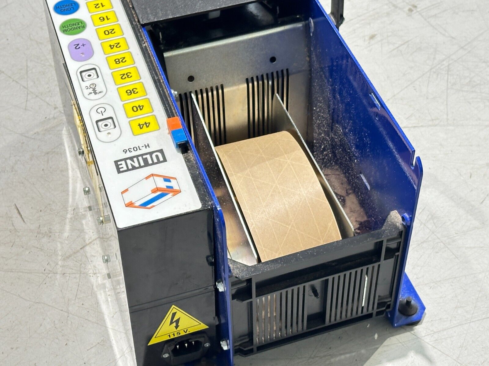 Uline H-1036 Electronic Touch Tape Dispenser w/ Heat MISSING H-725WB H-1036-RLLR - Maverick Industrial Sales