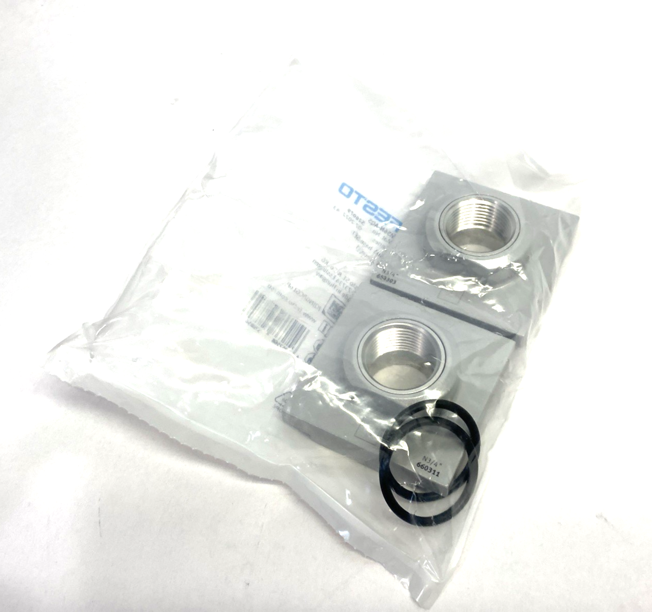 Festo MS6N-AQS Size 6 Sub-Base SET 3/4" NPT Connection 526079 - Maverick Industrial Sales