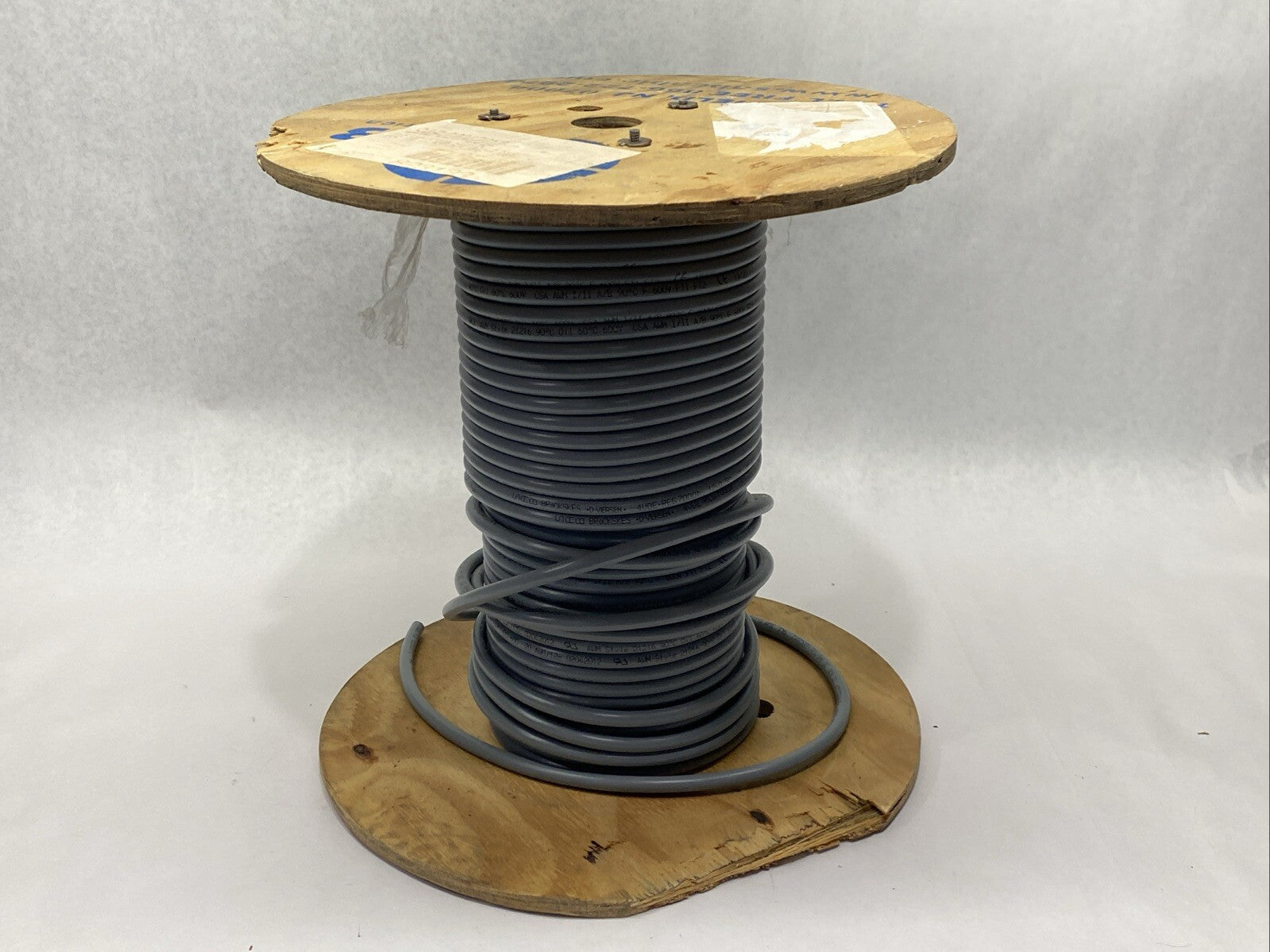 SAB 02042012 Flex Control Cable 12C 20AWG 16x32 PVC Ins Gray 100ft Spool - Maverick Industrial Sales