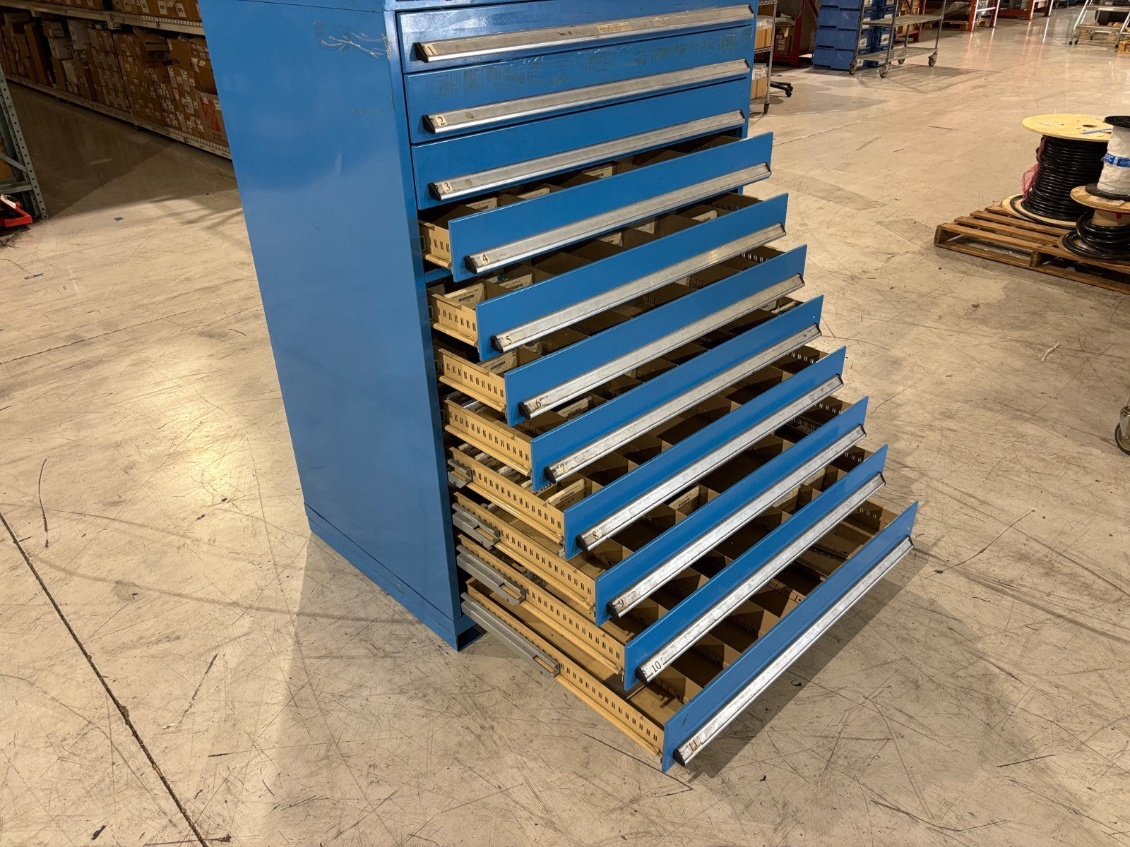 Bott Kennedy Commercial 11-Drawer Tool Parts Cabinet, Heavy Duty 44"x29.5"x61.5" - Maverick Industrial Sales
