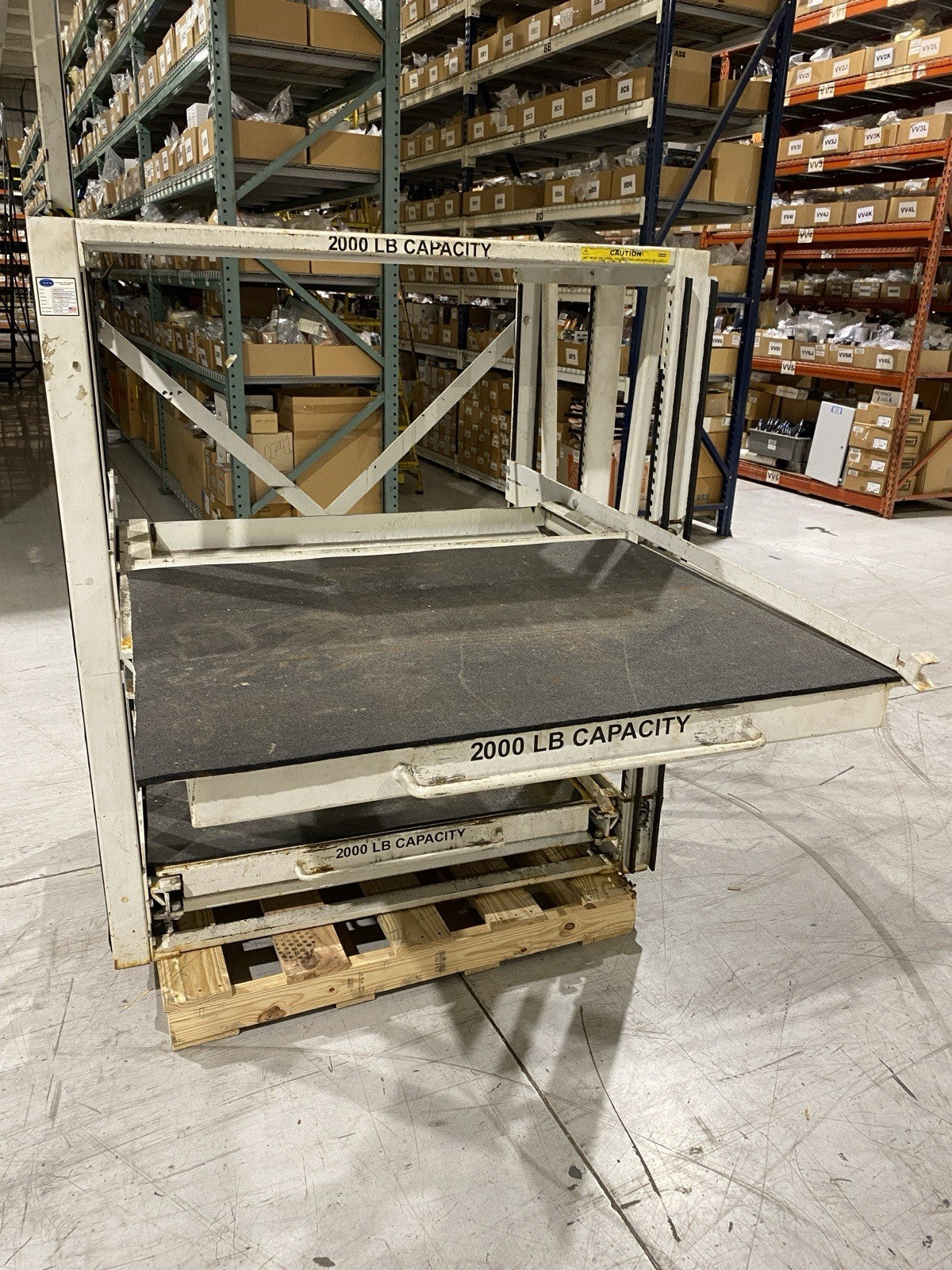 SI 2000 42X34-2-60 | Proper Storage Systems Die Shelving Manual Roll Out Storage - Used - Maverick Industrial Sales