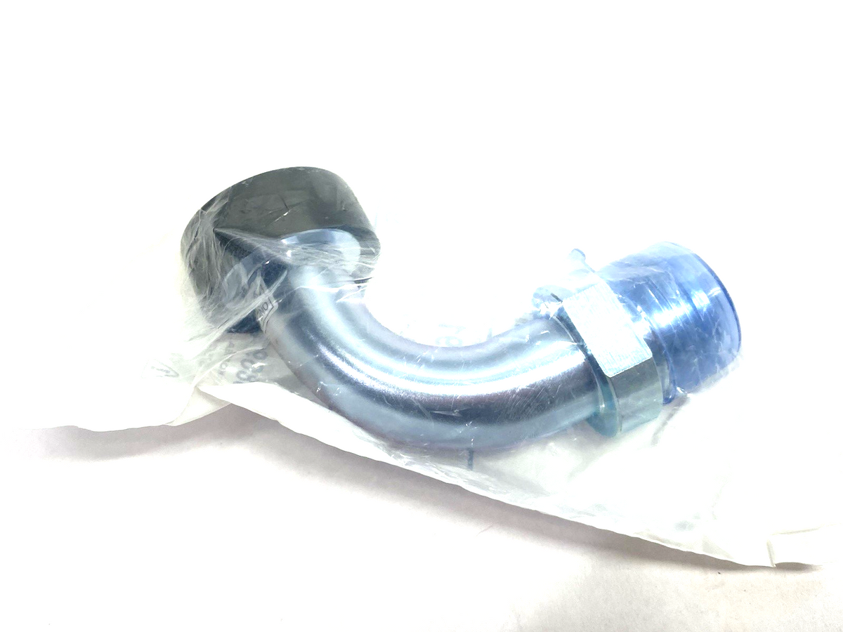 Gates G60910-1616 One-Piece Hydraulic Angle Adapter Fitting 16FL-16MJ90 - Maverick Industrial Sales