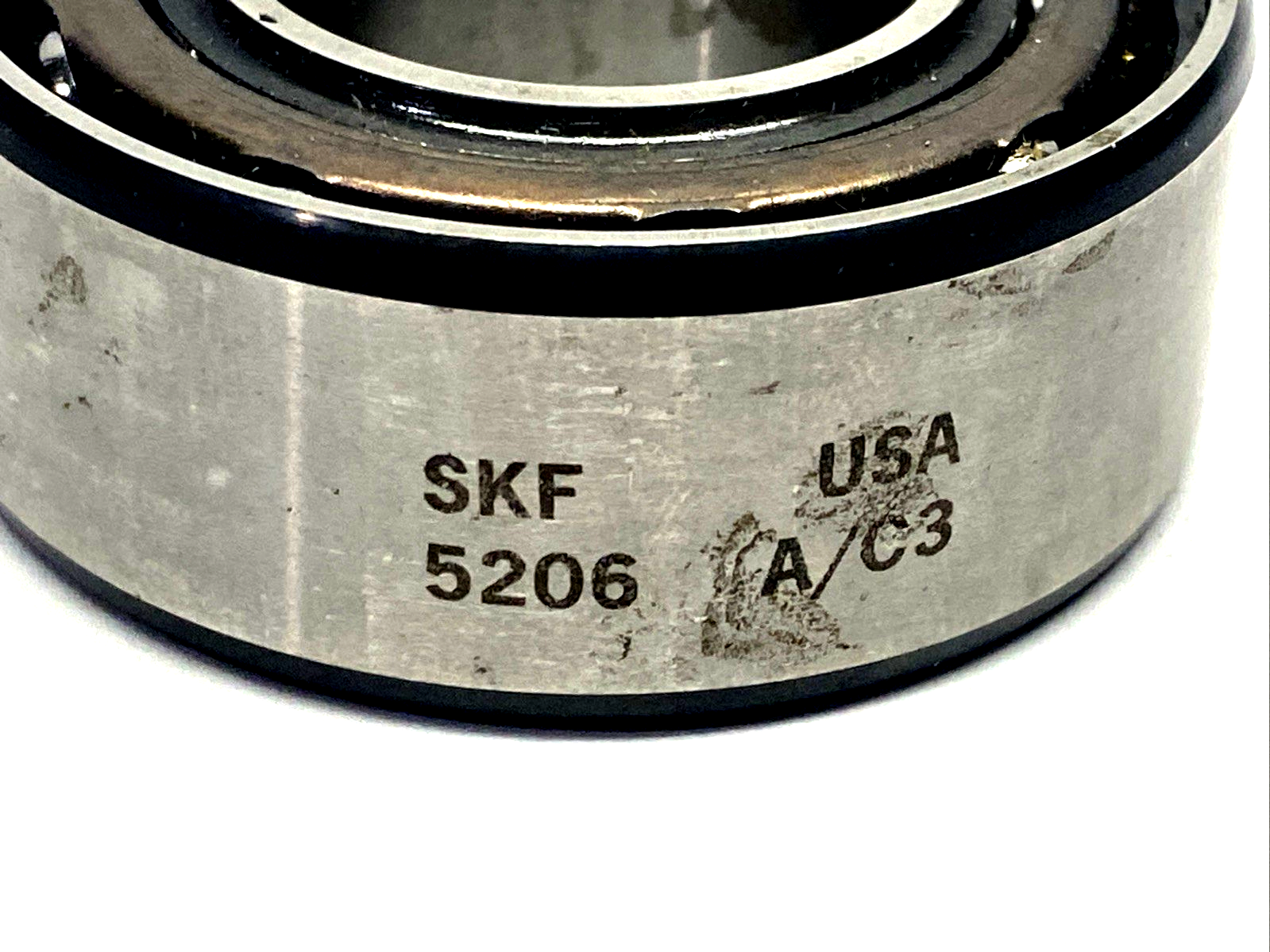 5206 A/C3 | SKF Double Row Angular Contact Ball Bearing 30mm Bore 62mm O.D. - New – Open box - Maverick Industrial Sales