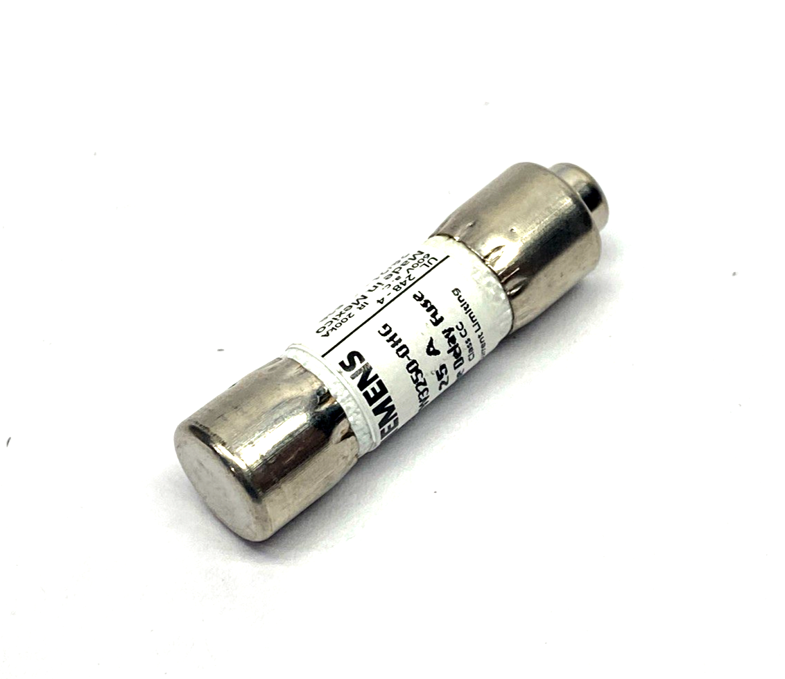 Siemens 3NW3250-0HG Fuse, Class CC Time-Lag Current-Limiting 600VAC 25A LOT OF 3 - Maverick Industrial Sales