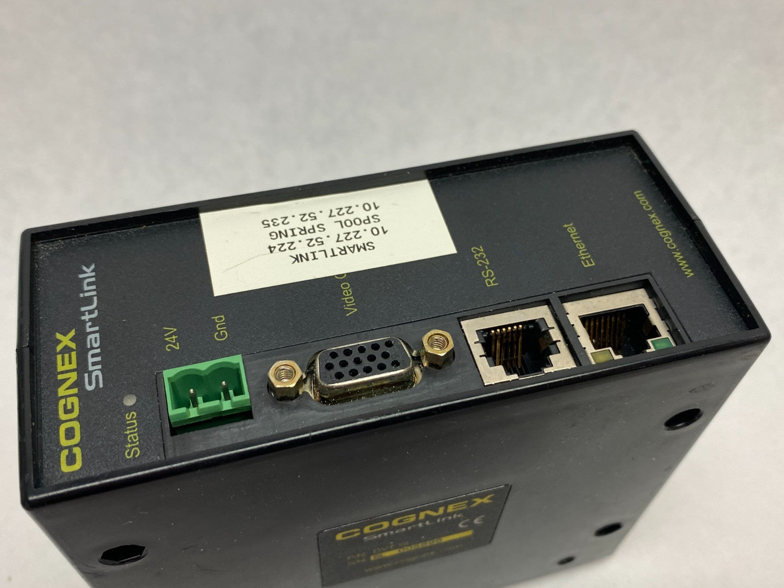 Cognex DVT-SL SmartLink Camera Connection Unit BROKEN DIN MOUNT - Maverick Industrial Sales