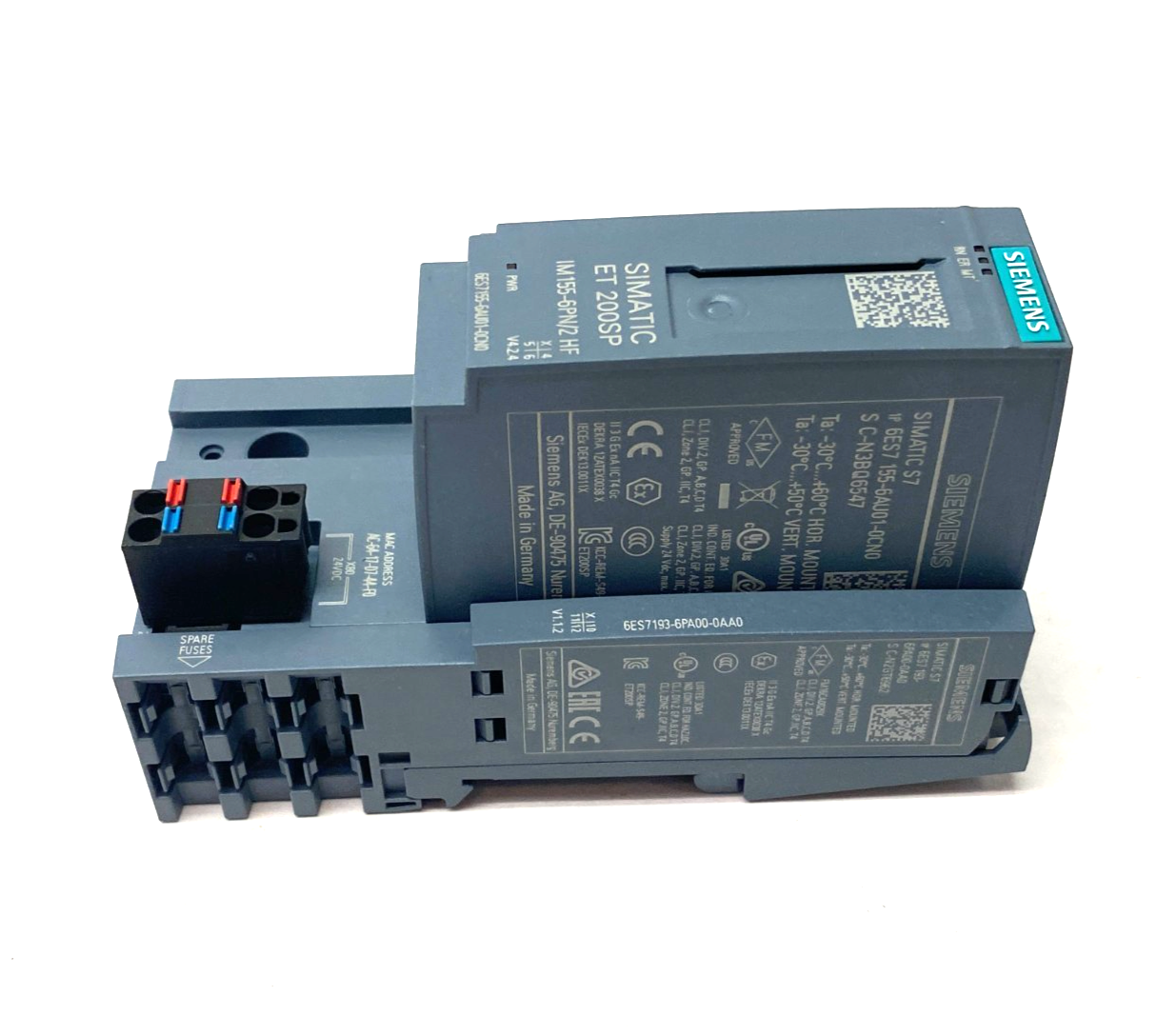 Siemens 6ES7155-6AU01-0CN0 SIMATIC ET 200SP 2-port Interface Module IM 155-6PN/2 - Maverick Industrial Sales