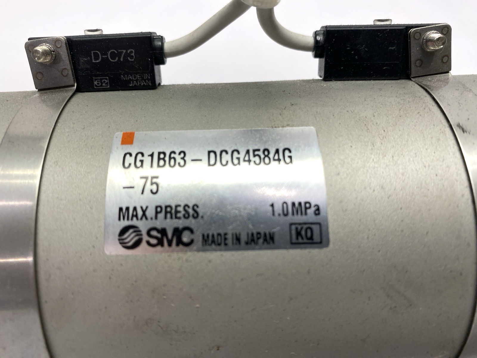 SMC CG1B63-DCG4584G-75 Pneumatic Cylinder 63mm Bore 75mm Stroke - Maverick Industrial Sales