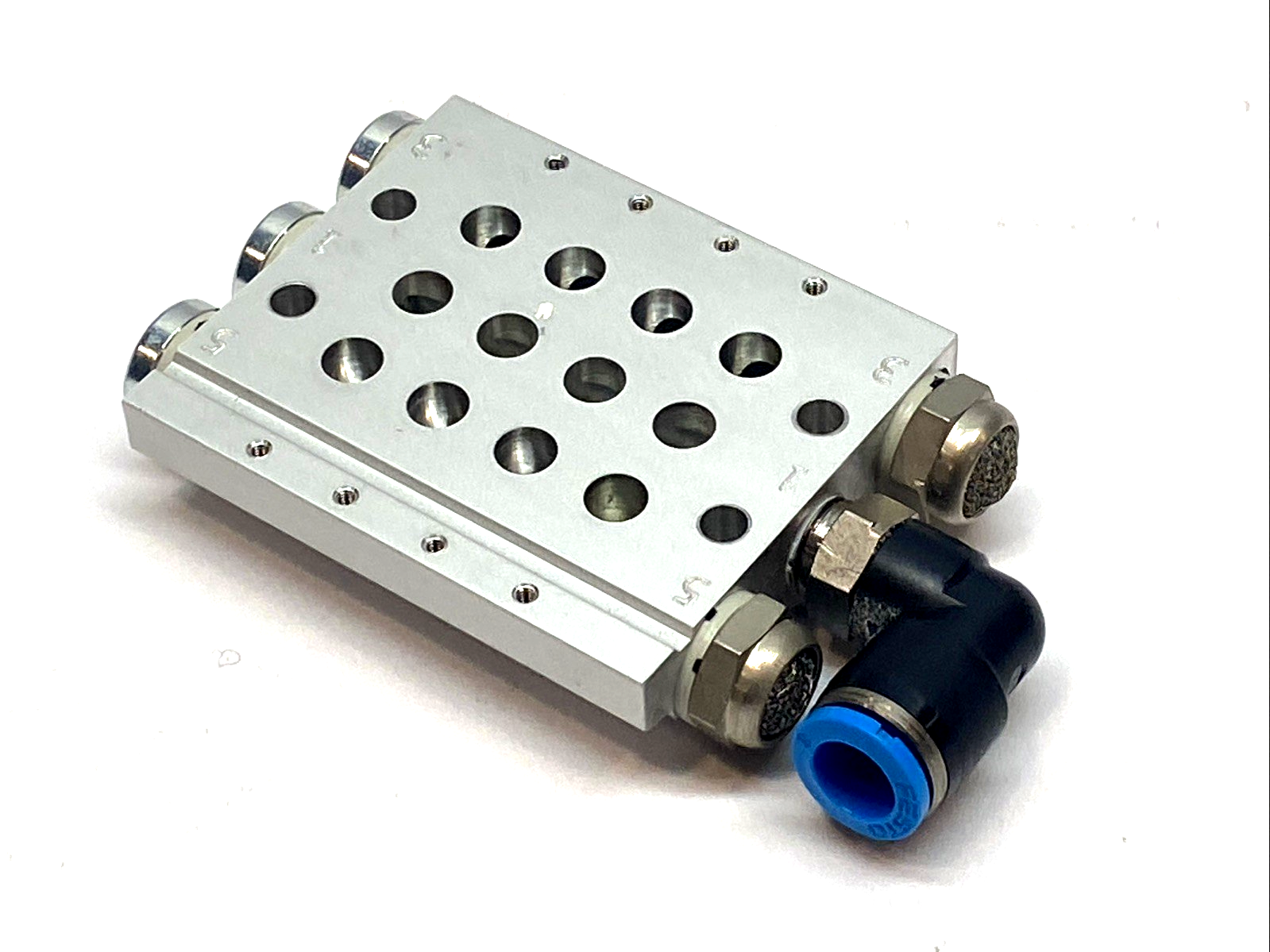 VABM-L1-10S-G18-4 | Festo Manifold Rail G1/8 10.5mm 16-Station Sub-Base 566560 - Used - Maverick Industrial Sales