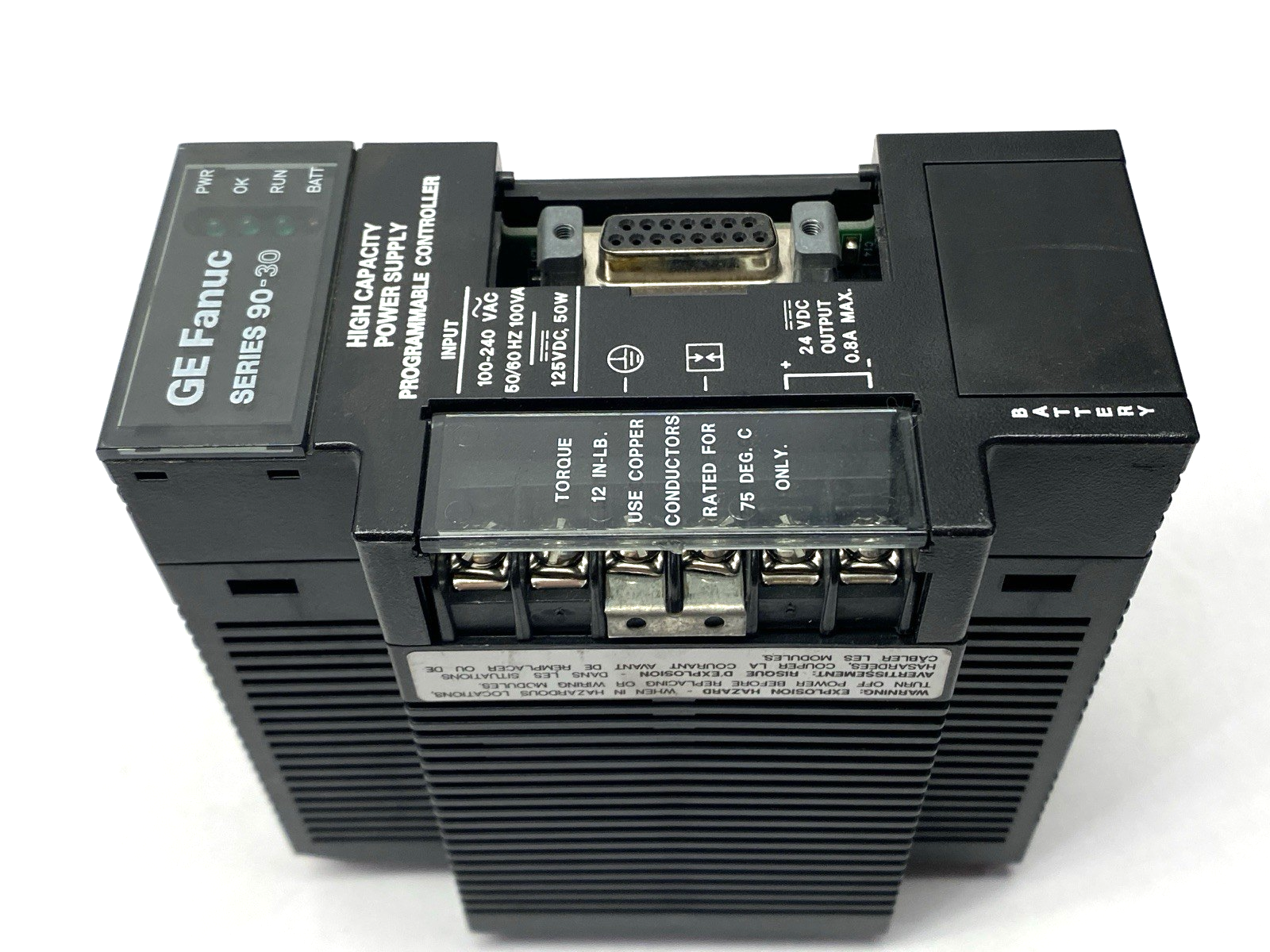 IC693PWR330E | GE Fanuc Power Supply 120/240VAC 125VDC 50W LOT OF 2 - For parts or not working - Maverick Industrial Sales