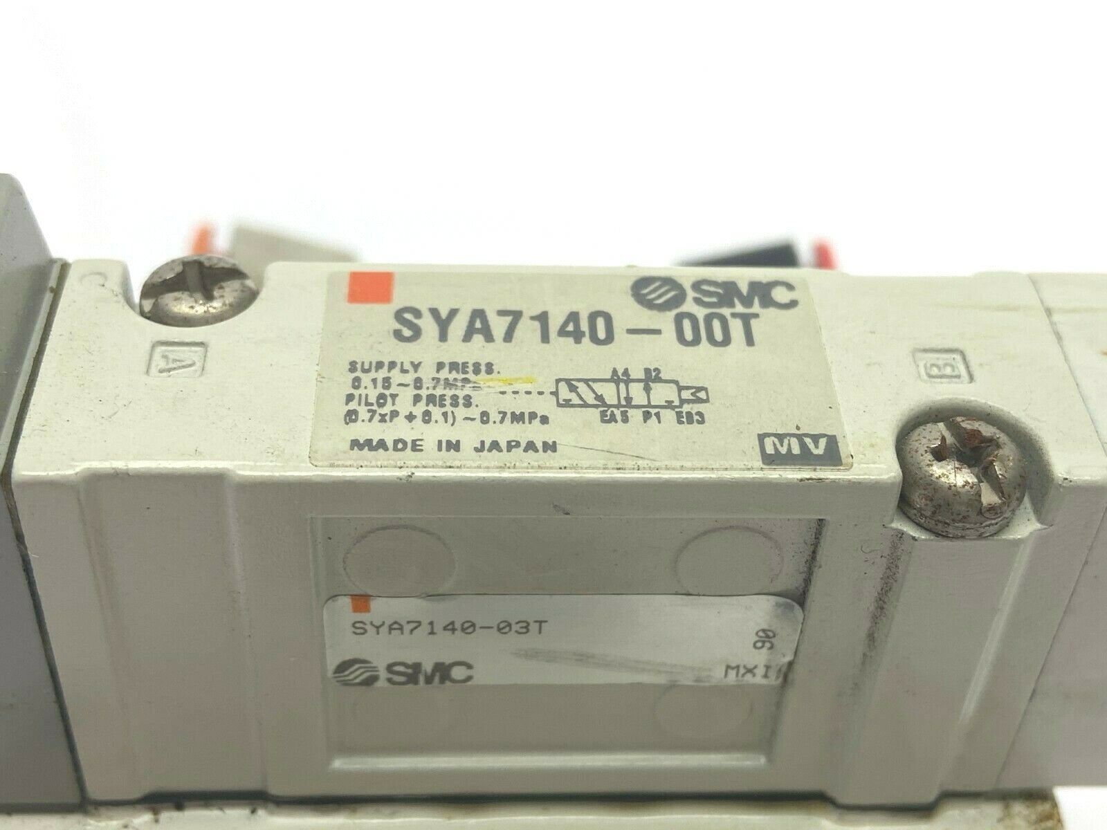 SMC SYA7140-00T Air Pilot Valve with Base - Maverick Industrial Sales