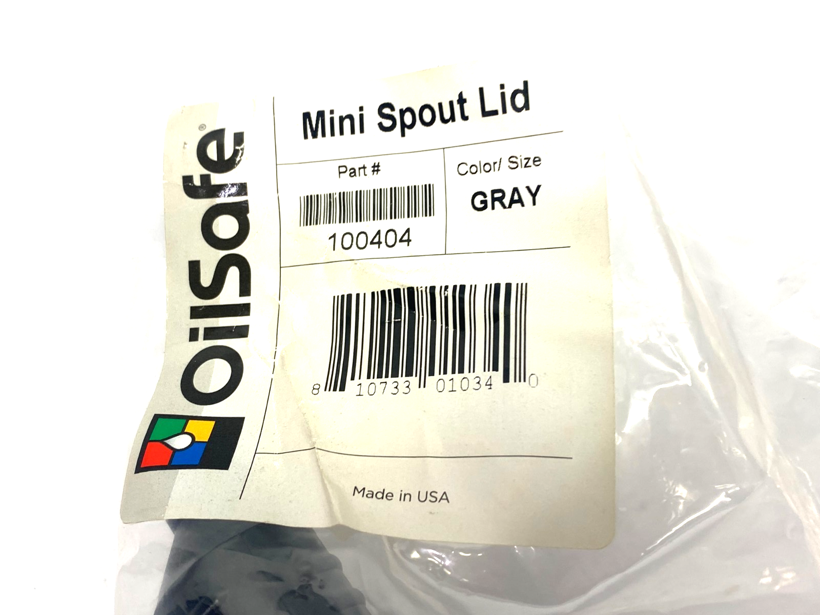 100404 | Oilsafe Mini Spout Lid, Gray - New - Maverick Industrial Sales