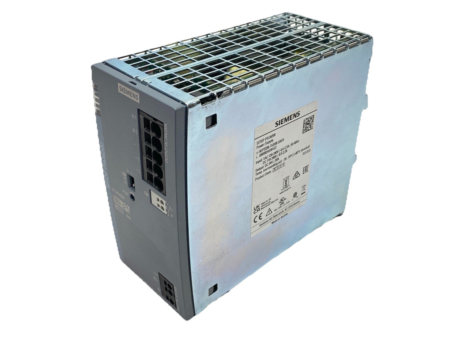 Siemens 6EP3336-7SB00-3AX0 SITOP PSU6200 Stabilized Power Supply 24V/ 10A - Maverick Industrial Sales