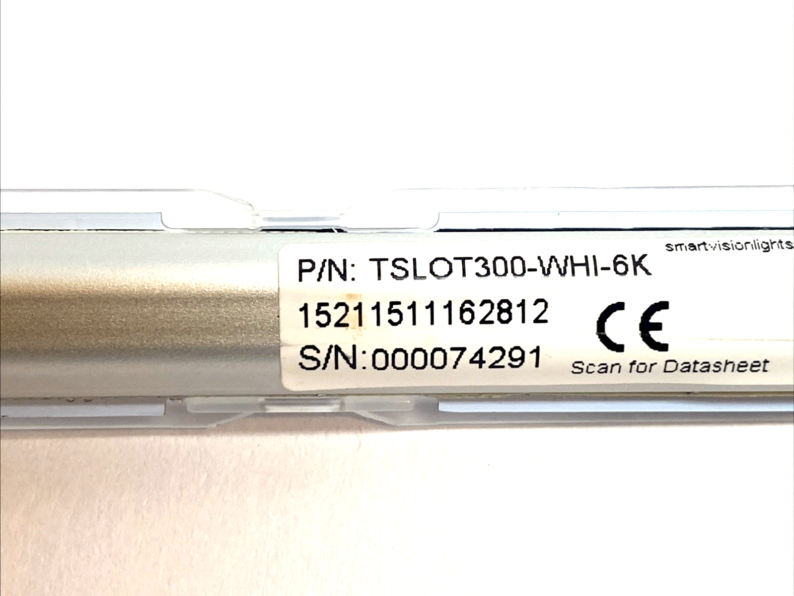 TSLOT300-WHI-6K | Smart Vision T-Slot LED Light 300mm 24VDC White 6000K - For parts or not working - Maverick Industrial Sales