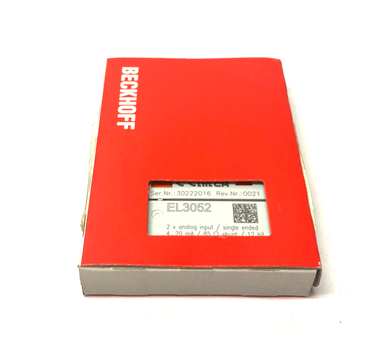 Beckhoff EL3052 EtherCAT 2-Channel Analog Input Terminal 12-Bit - Maverick Industrial Sales