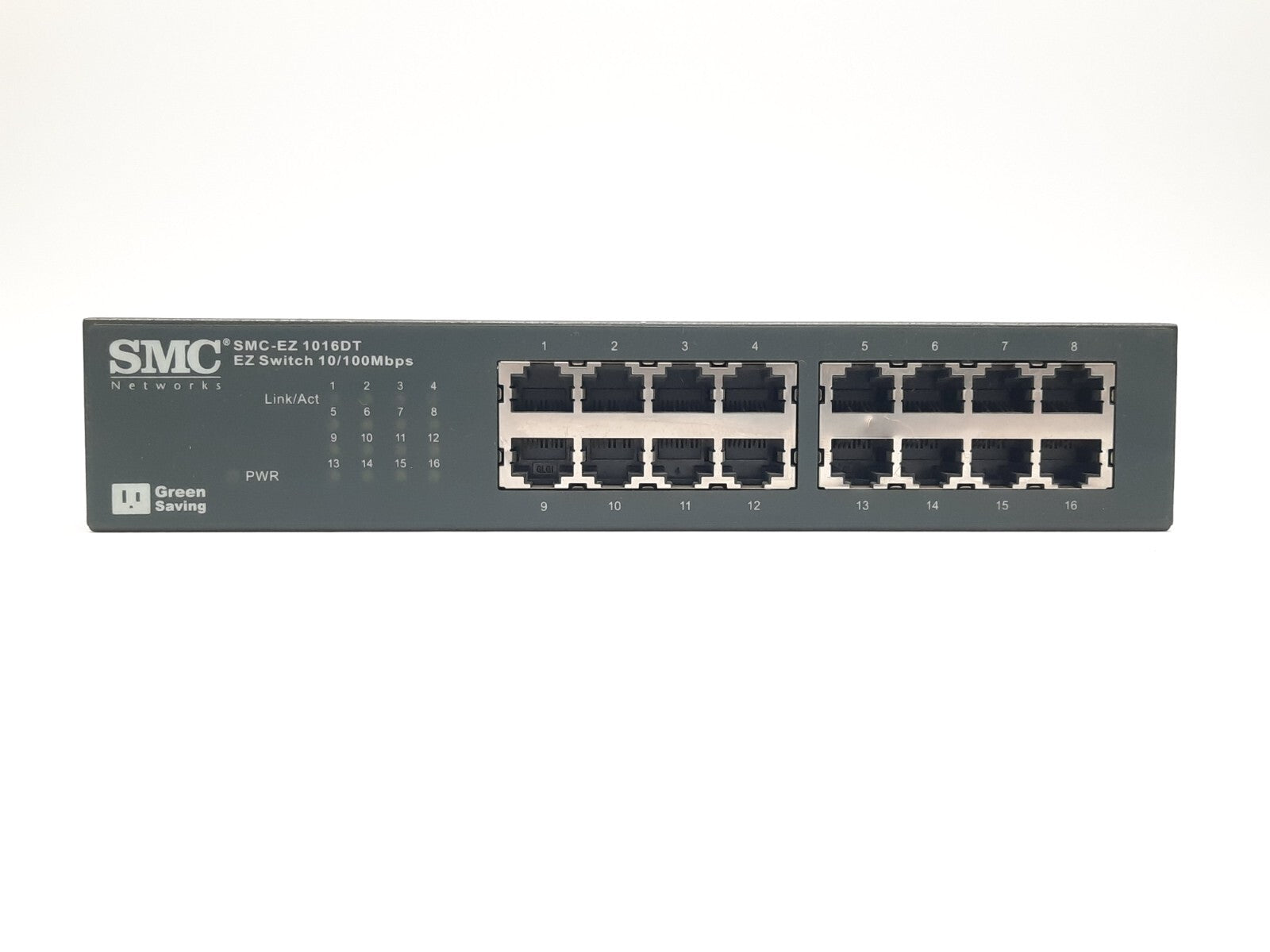 SMC-EZ1016DT | Unmanaged Fast Ethernet Switch, 16-Ports RJ-45 10/100 Mbps - Used - Maverick Industrial Sales