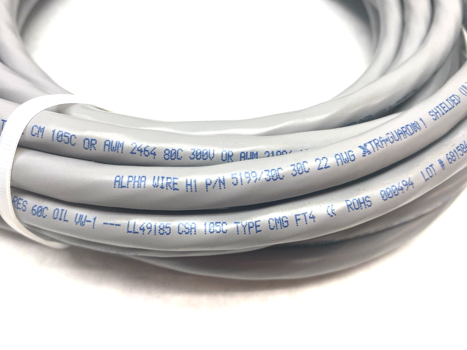 5199/30C | Alpha Wire Xtra-Guard® 1 - High Performance PVC Cable LOT OF 45 FEET - New Other - Maverick Industrial Sales